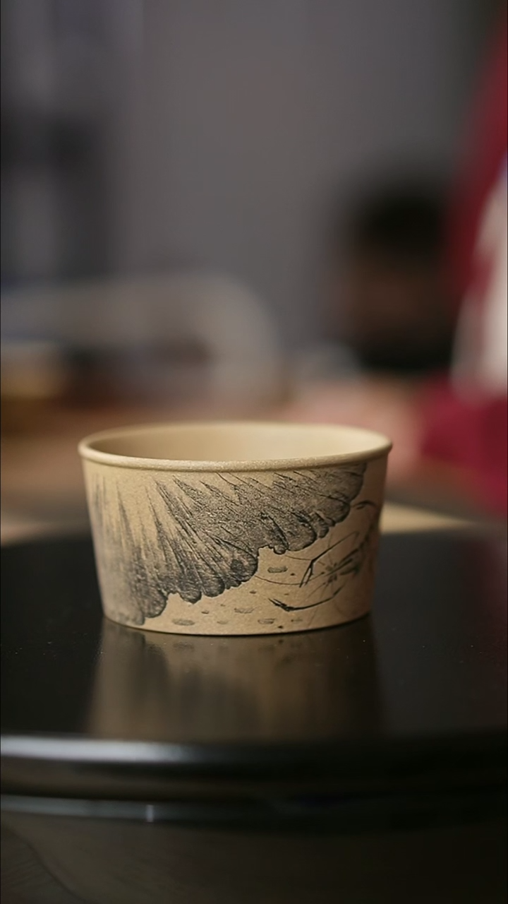 茶杯紫砂学舟齐白石虾