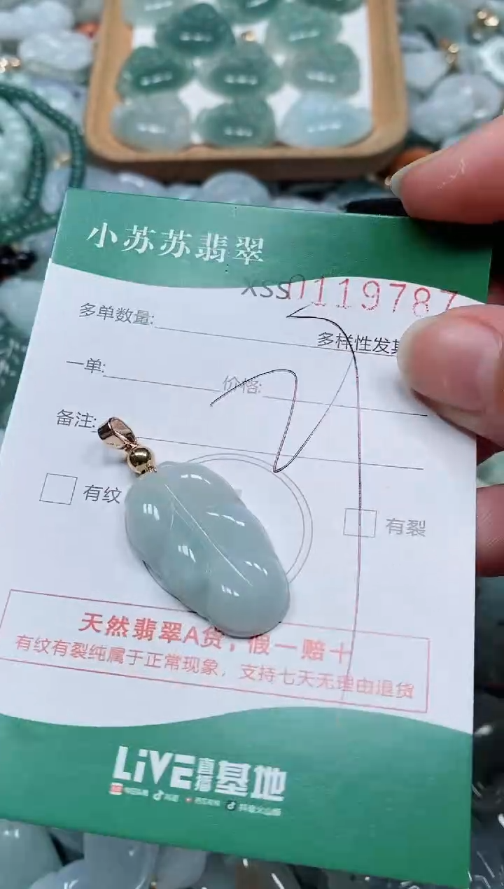 【闪购商品】翡翠颈饰未镶嵌闪购商品0119787