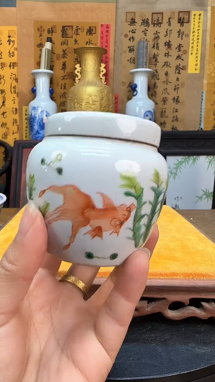 【闪购商品】瓶景德镇陶瓷客厅摆件