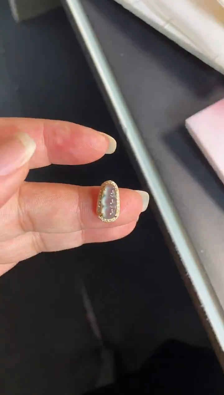 吊坠(不含链)银S925镶嵌翡翠1