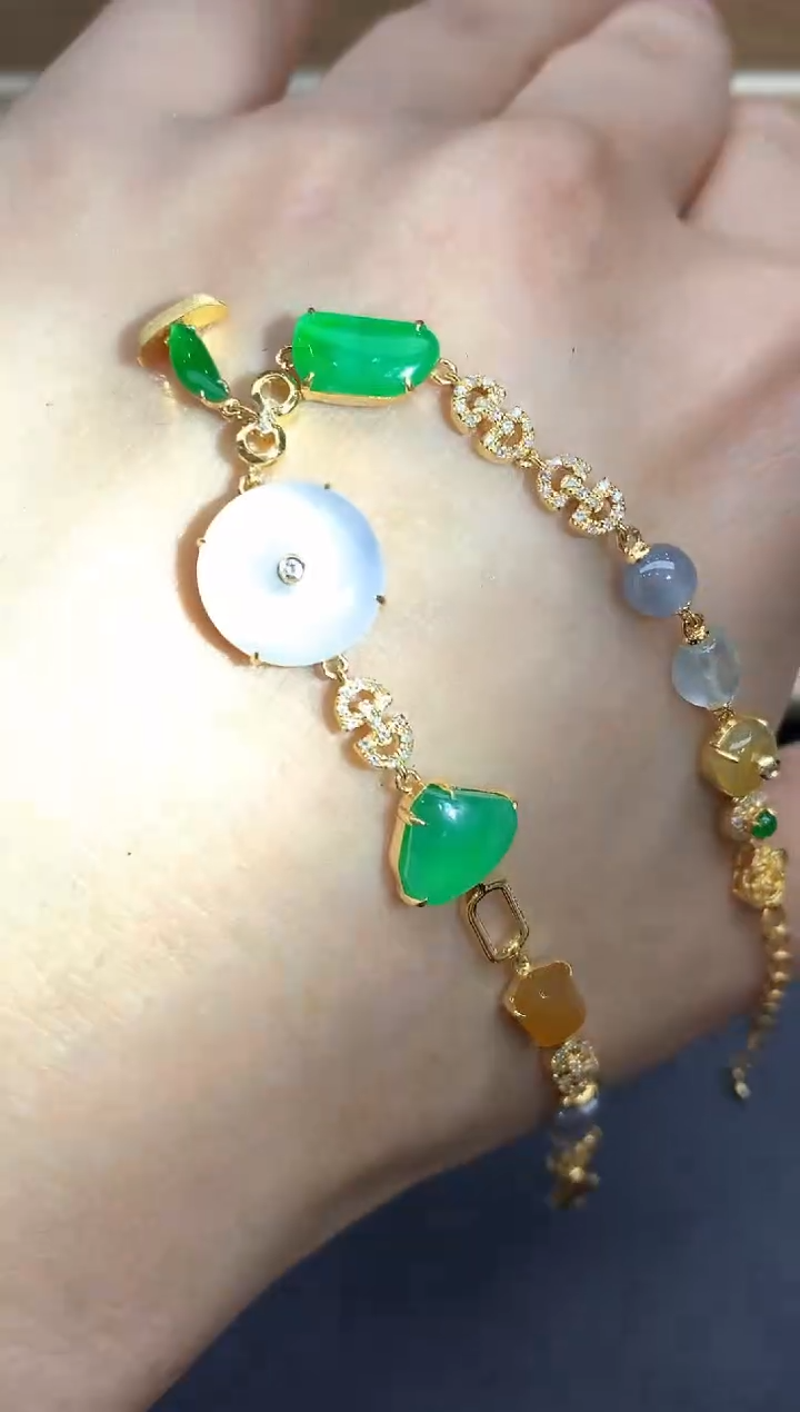 未镶嵌手链翡翠620-中国好珍宝