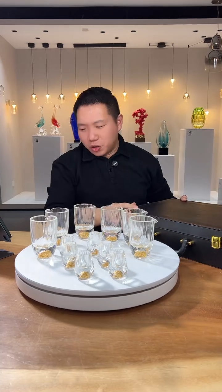 【闪购商品】茶宠巴比特美学 白酒杯6+6