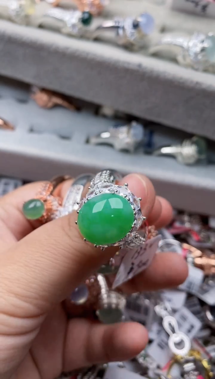 【闪购商品】翡翠戒指未镶嵌77777---59