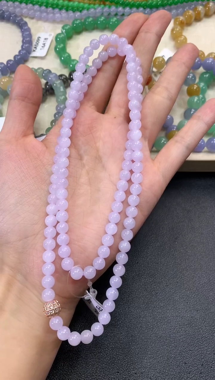 【闪购商品】翡翠颈饰未镶嵌w49多样性一件发货紫货有色差