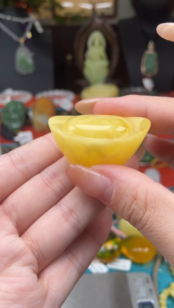 蜜蜡颈饰未镶嵌ka08多样性发其一