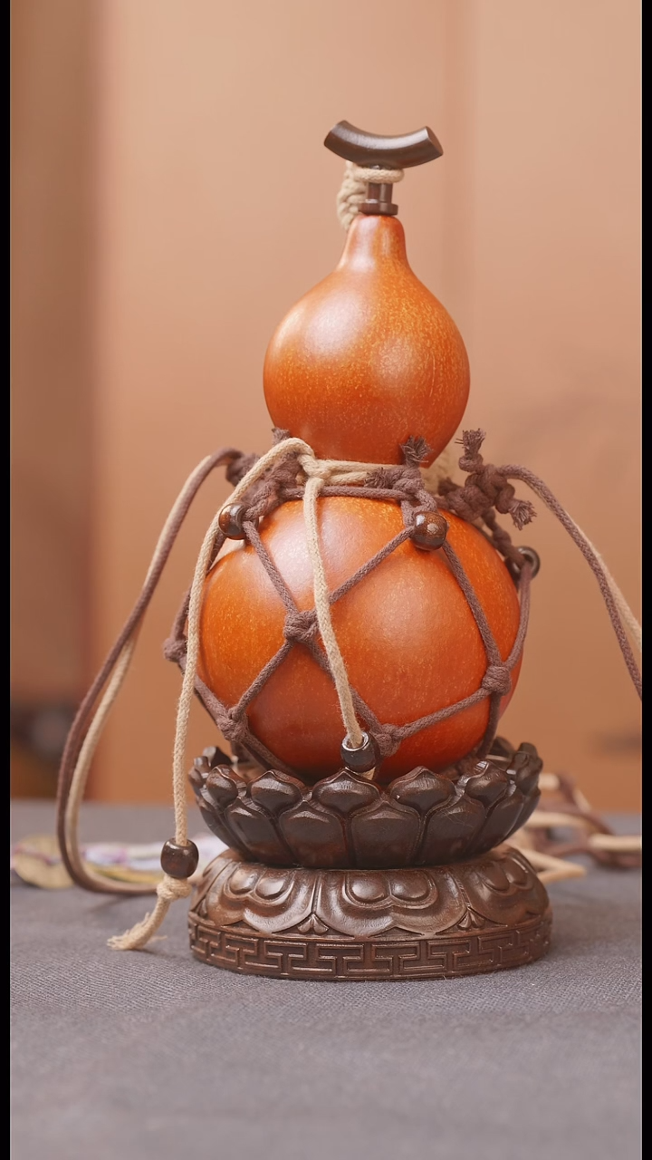 554号链接精品大漆葫芦现货现发[一物一拍]不包含莲花底座