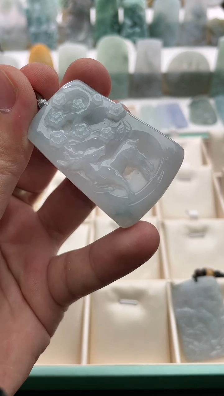 【闪购商品】翡翠颈饰未镶嵌..../2/12/ 87