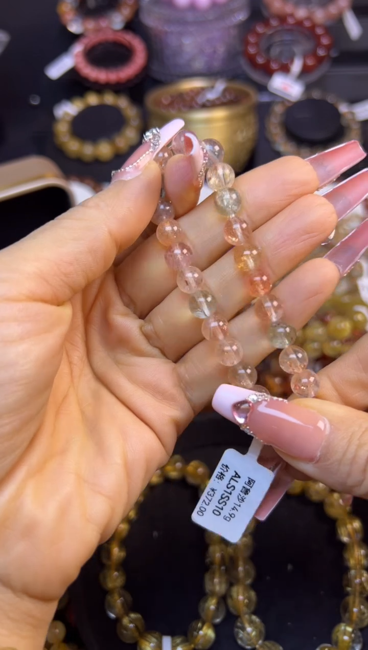 未镶嵌手串水晶阿鲁沙7mm+