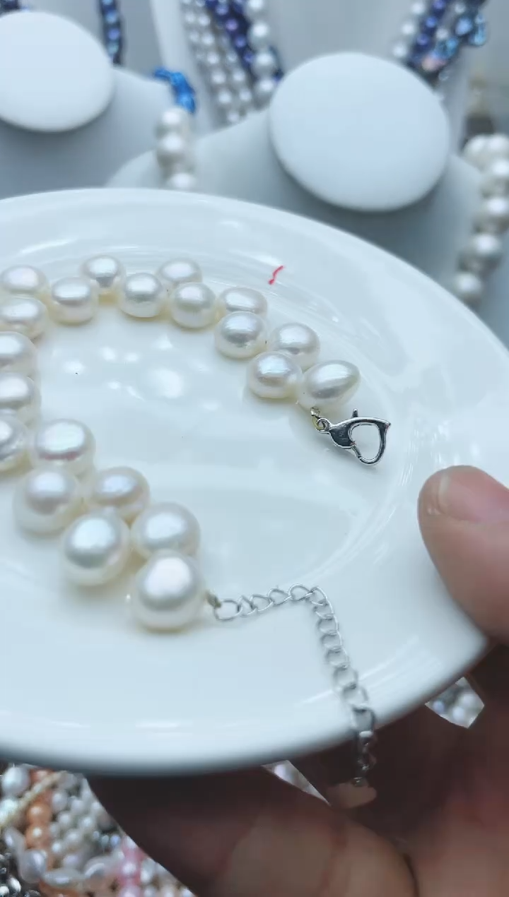 【闪购商品】淡水珍珠颈饰钛钢3