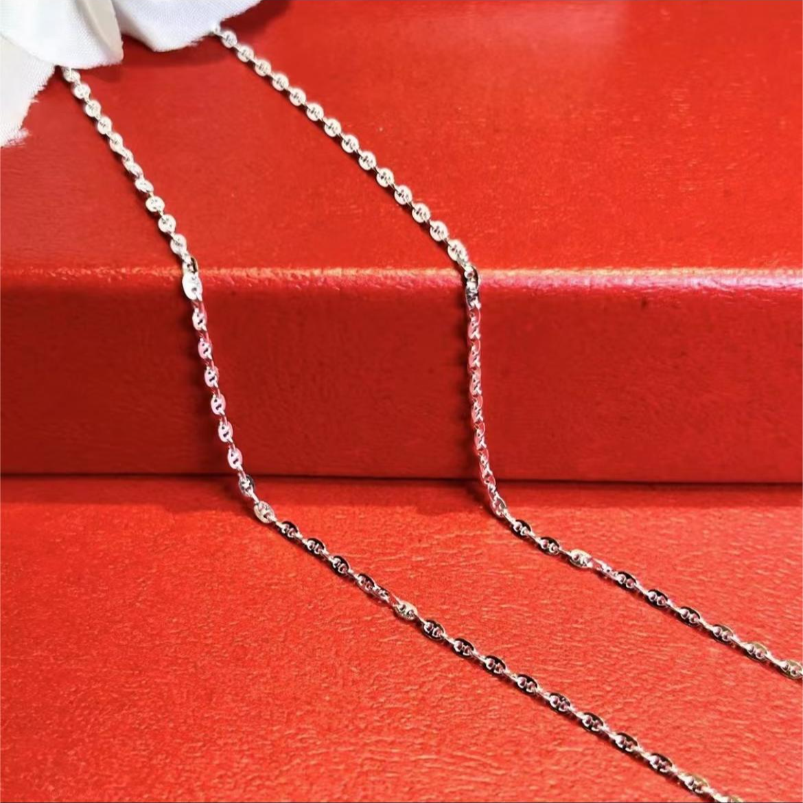 素银链（999千足银）/轨道链/长短可调节