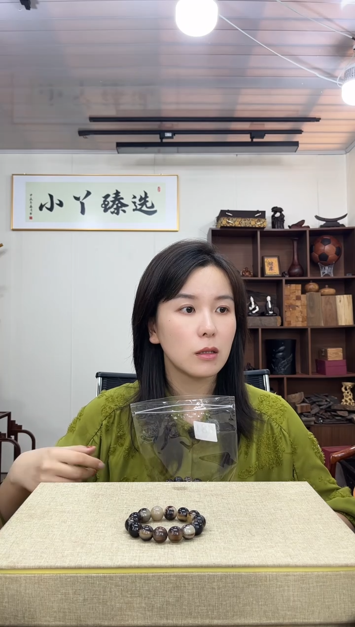 乌木类端景台681角木木1.5单圈串木木木