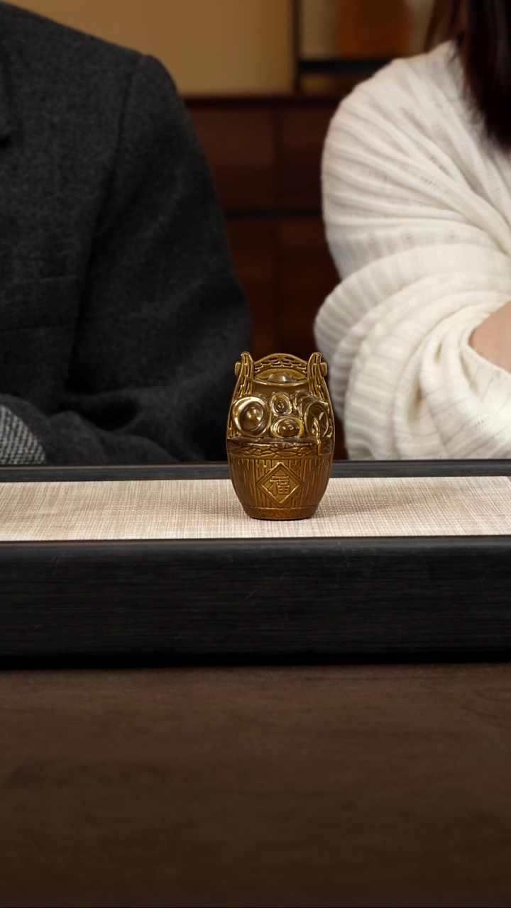 茶壶紫砂【P001】一桶金小摆件