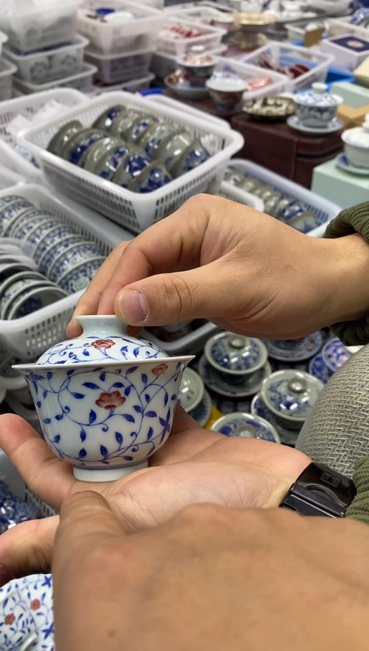 陶瓷景德陶瓷茶具容量约120