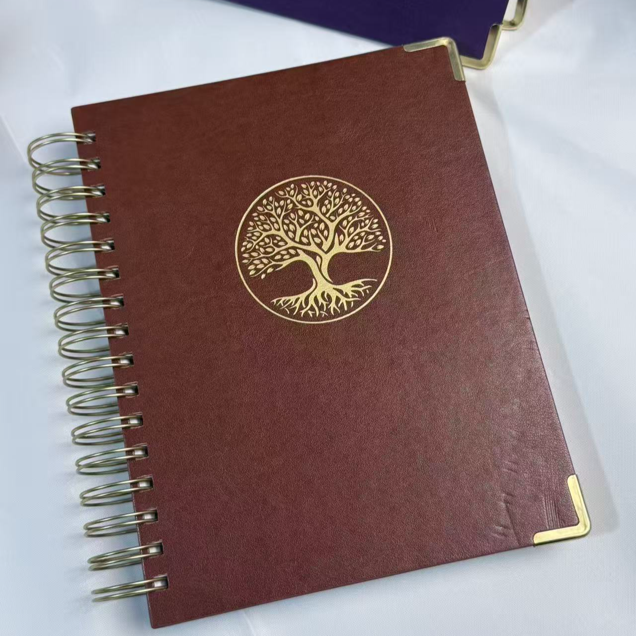  外贸线圈计划A5自填式日程本线圈本硬壳厚本学习工作计划本140g