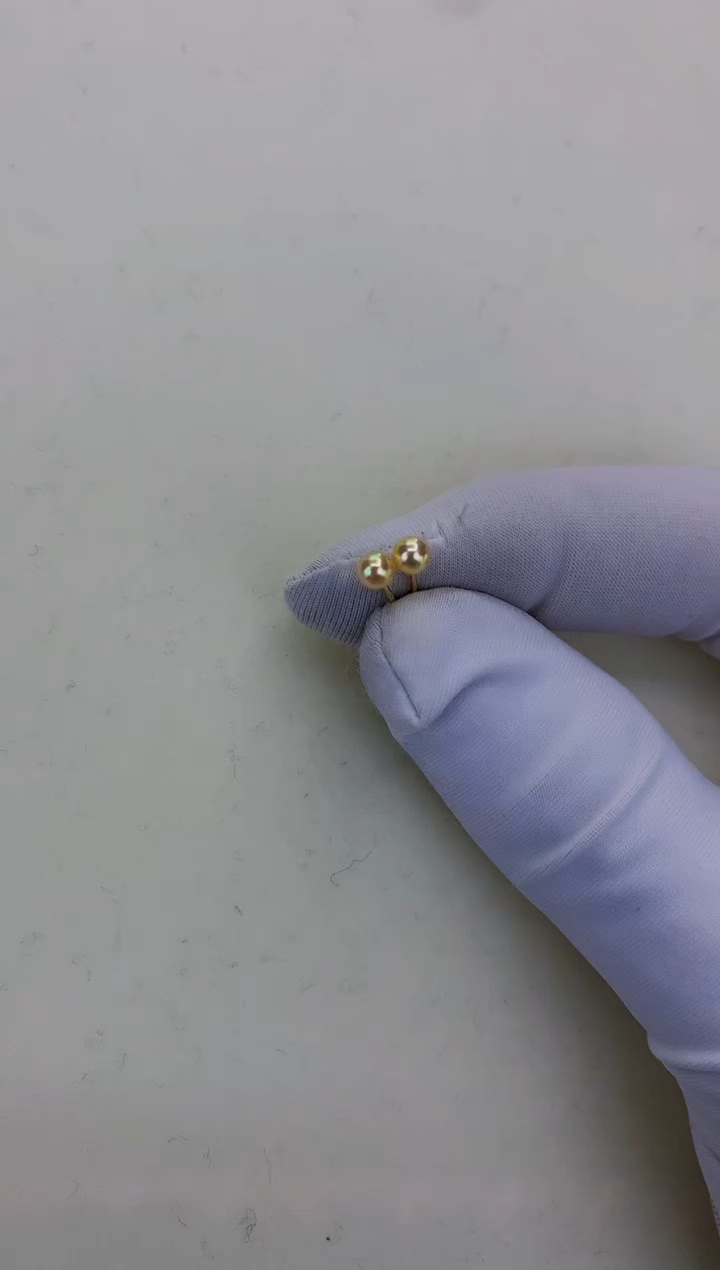 银S925镶嵌DA海水珍珠 GD133 耳钉 4