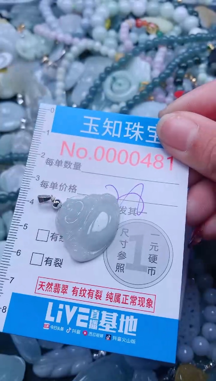 【闪购商品】翡翠吊坠(不含链)未镶嵌481
