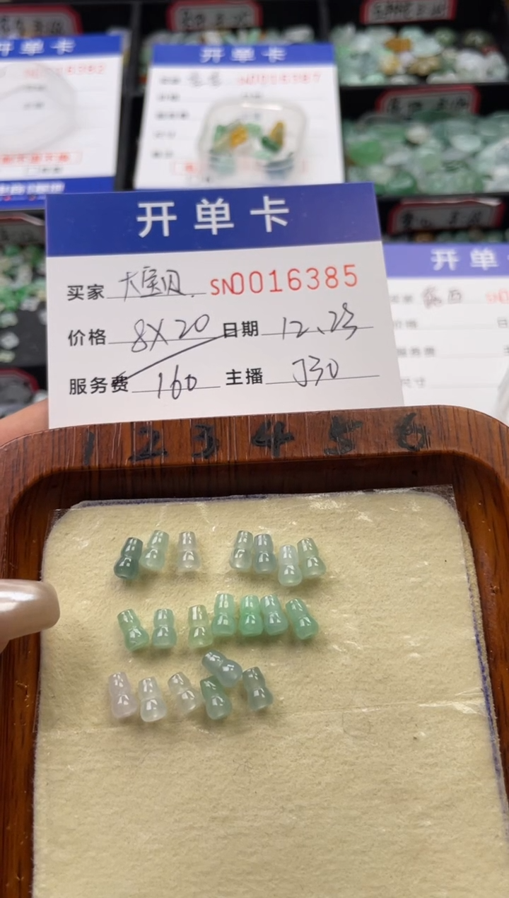 颈饰未镶嵌翡翠大*贝16385