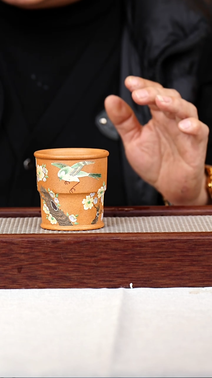 茶杯紫砂宜兴紫砂杯150CC    098