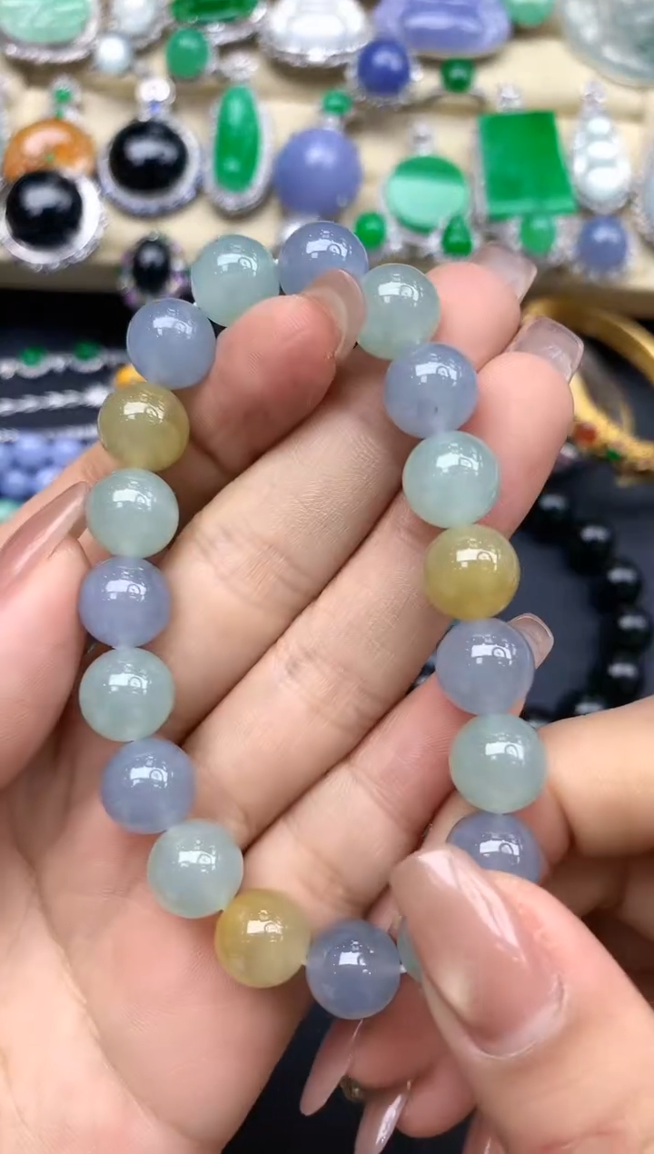 未镶嵌手链翡翠357-中国好珍宝