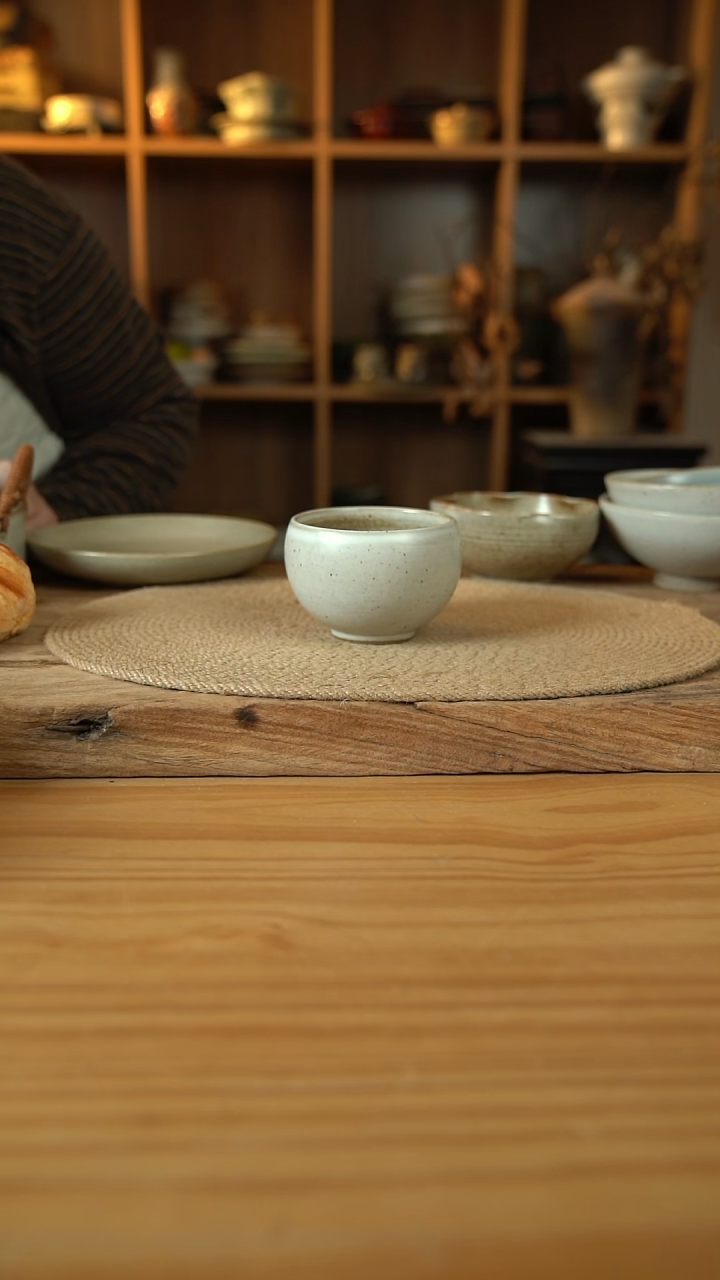 奶奶系列的4.5英寸窑变色苹果尊1个