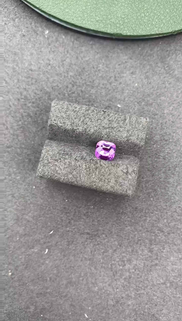 【闪购商品】彩色蓝宝石裸石未镶嵌1.1ct无烧紫蓝宝