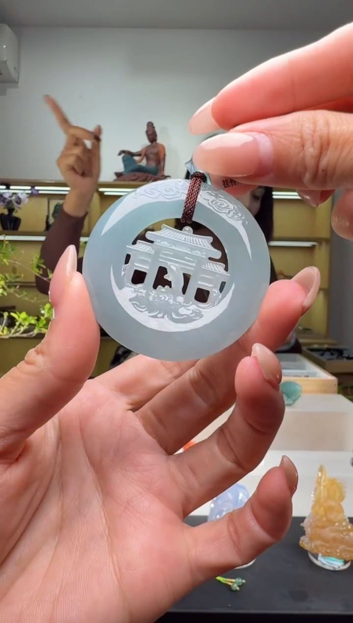 吊坠(不含链)未镶嵌翡翠鱼跃龙门