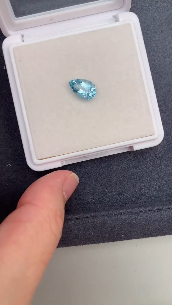 【闪购商品】海蓝宝石裸石未镶嵌2.2ct海蓝宝