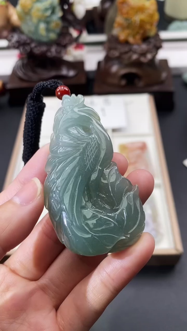 颈饰未镶嵌翡翠天然缅甸A货翡翠