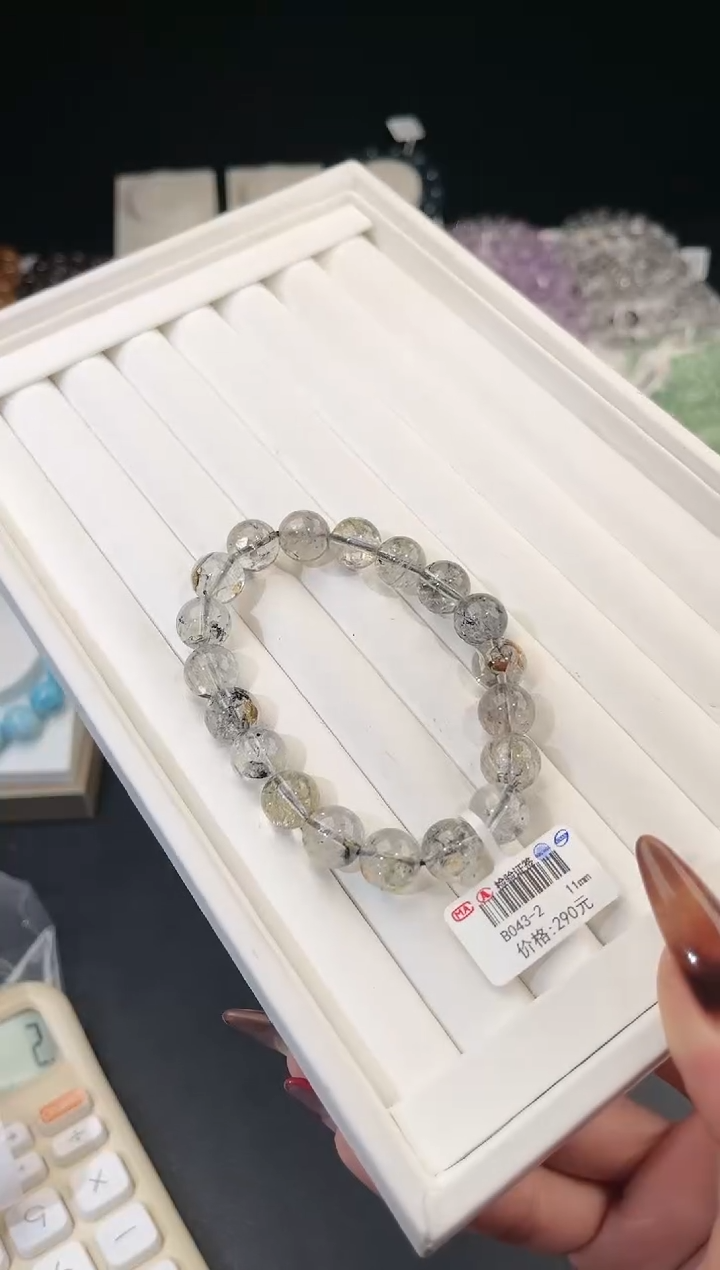 【闪购商品】水晶手链未镶嵌多样性发一闪灵11mm
