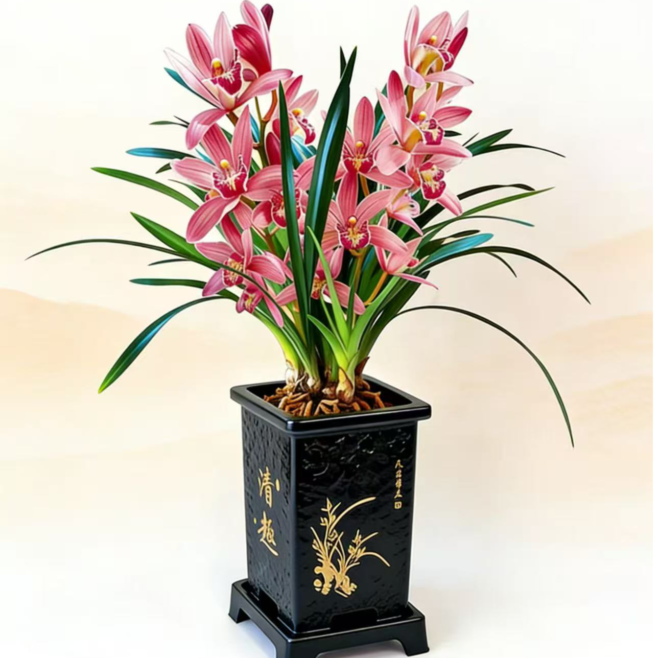 FS粉红佳人2-3花剑室内高端盆栽好养年宵花绿植花卉