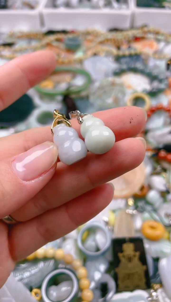 【闪购商品】翡翠颈饰未镶嵌/B/翡翠A货一图一物