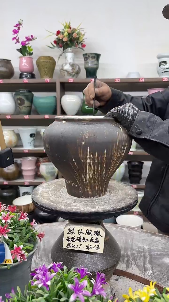 12-22-高22口16瑕-花盆