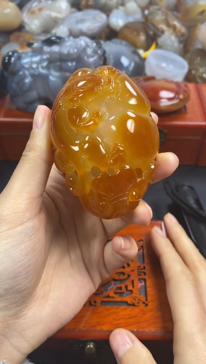 未镶嵌手把玛瑙/玉髓豫**国1