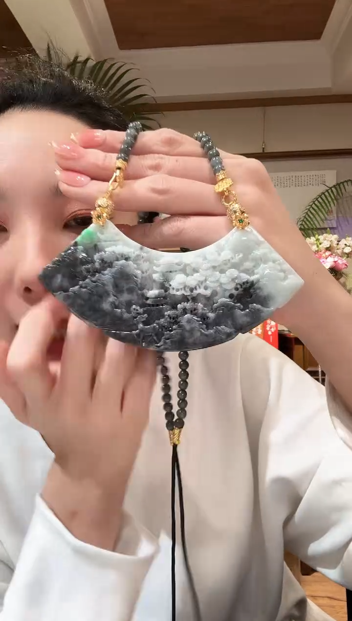 【闪购商品】翡翠颈饰未镶嵌国风