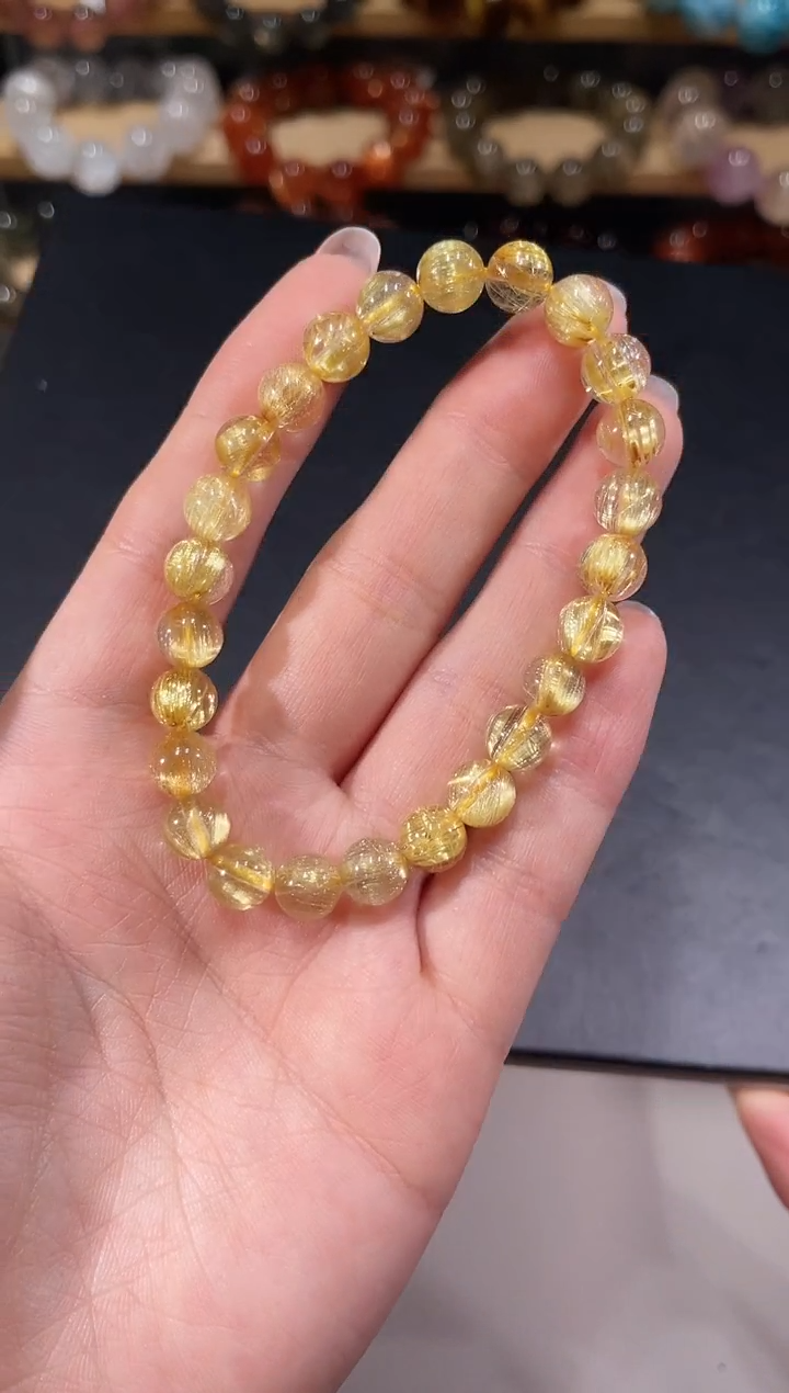 未镶嵌手链水晶433钛晶手链7+