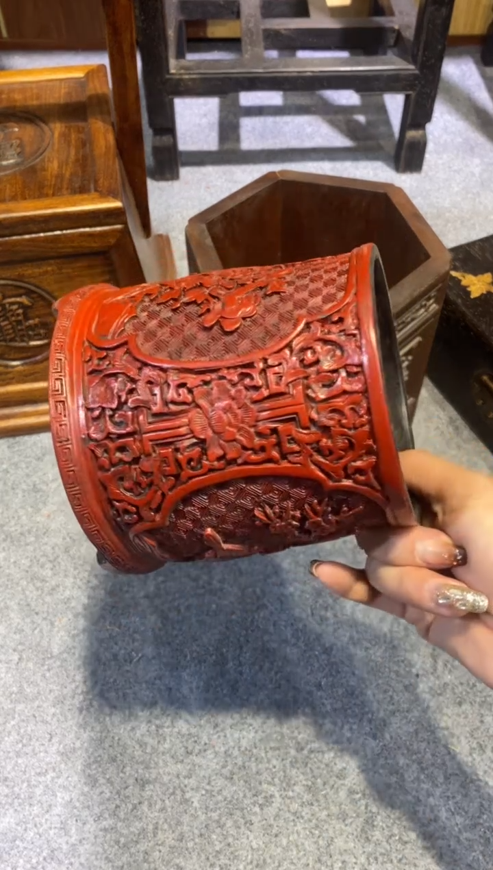 木紫檀拆件雕刻板以直播间实物为准微瑕老物件