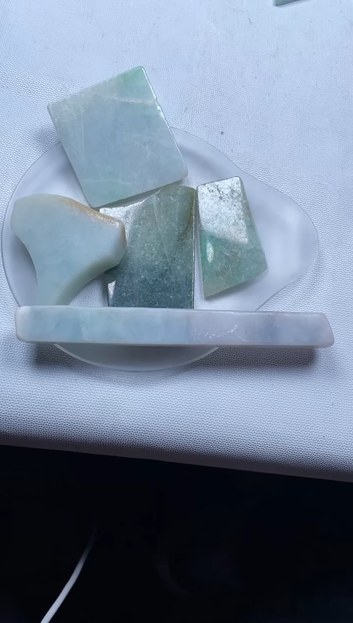 【闪购商品】翡翠颈饰未镶嵌缅甸天然翡翠（5片）112