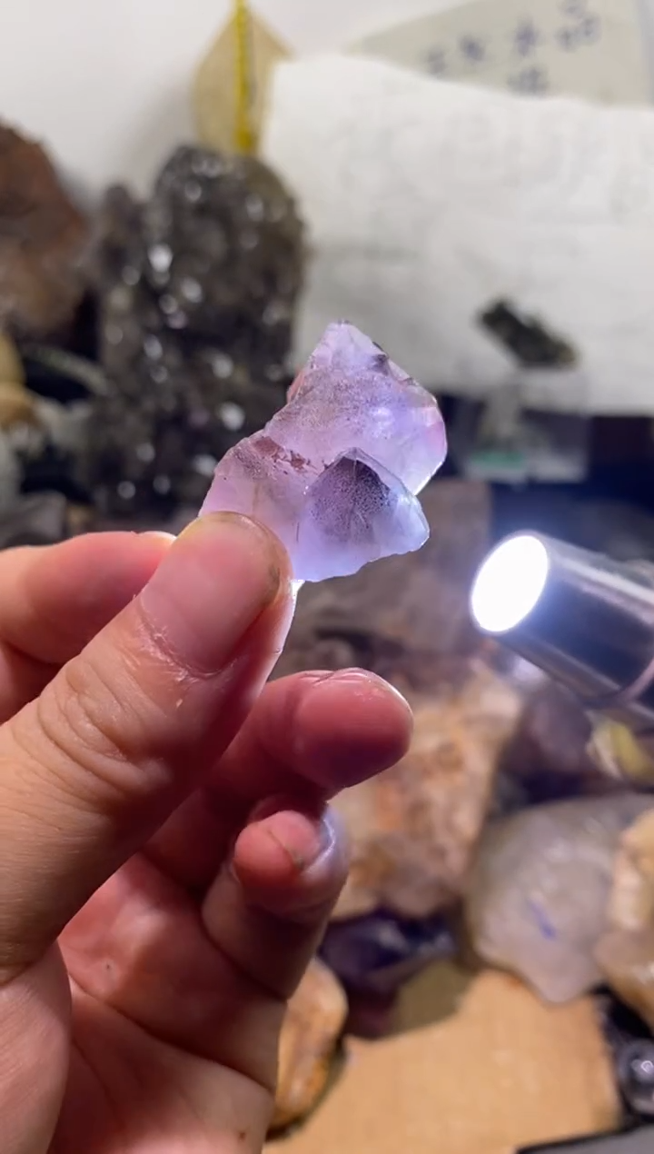 水晶珠宝半成品未镶嵌20号超七金草莓隐山花园