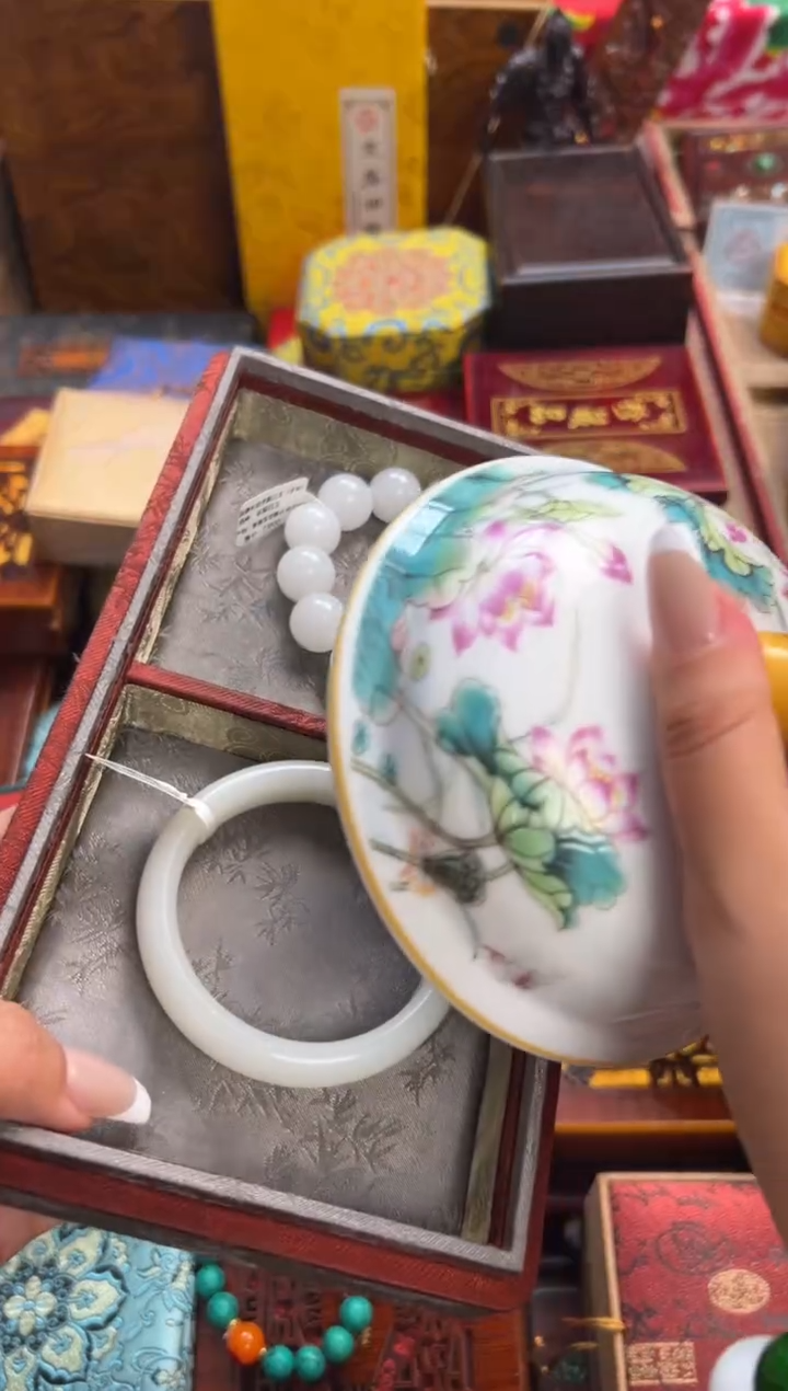 瓷片--------瓷---------和田手镯+手串