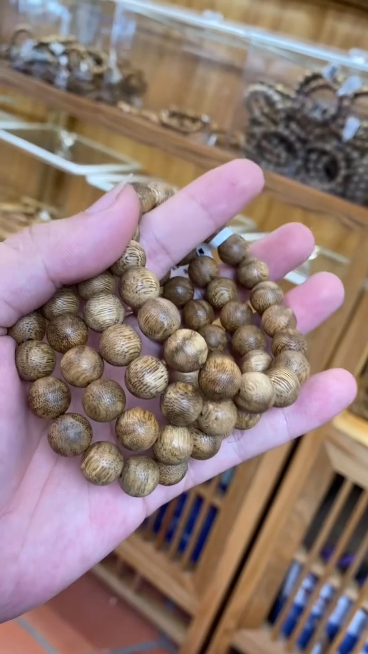 沉香手串菩萨棋圆珠单圈虎斑1.1多样性发其一