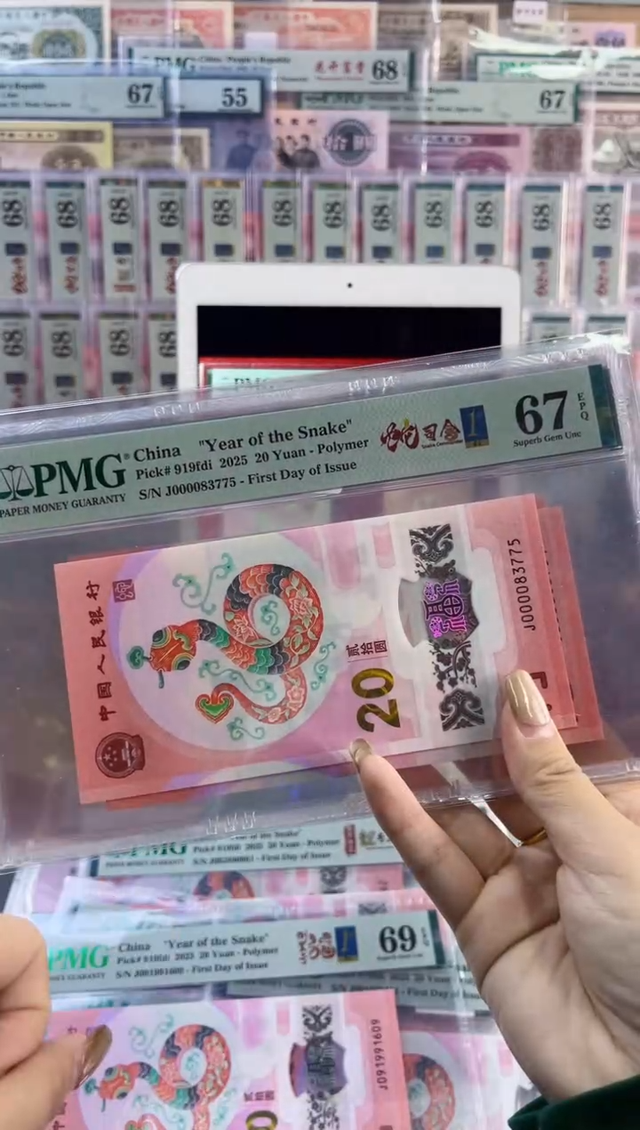 【闪购商品】塑料蛇司令首日标 PMG67分尾775