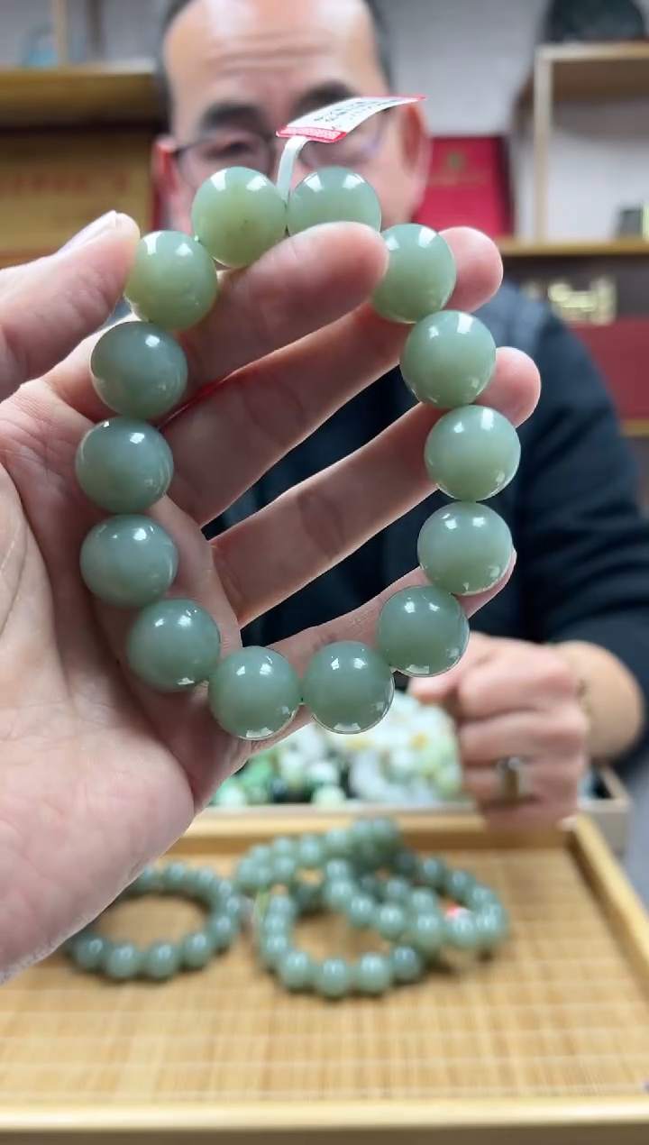 【闪购商品】和田玉手链未镶嵌16冰低且末