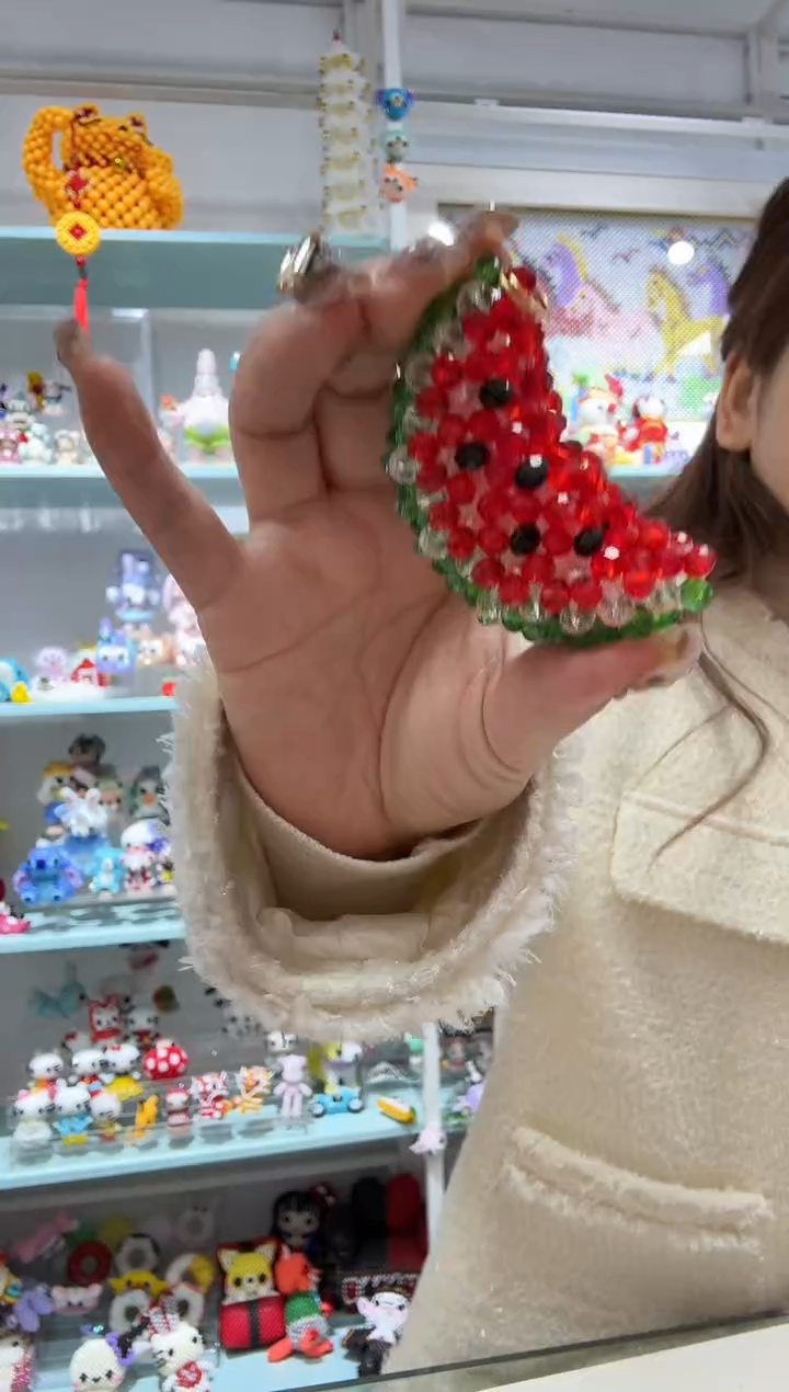 玻璃21125水晶成品1个西瓜