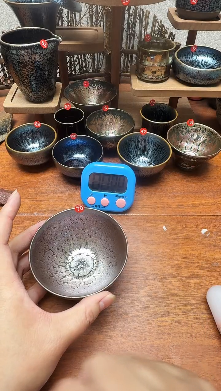 茶盏洛****号70号建盏工匠茶器