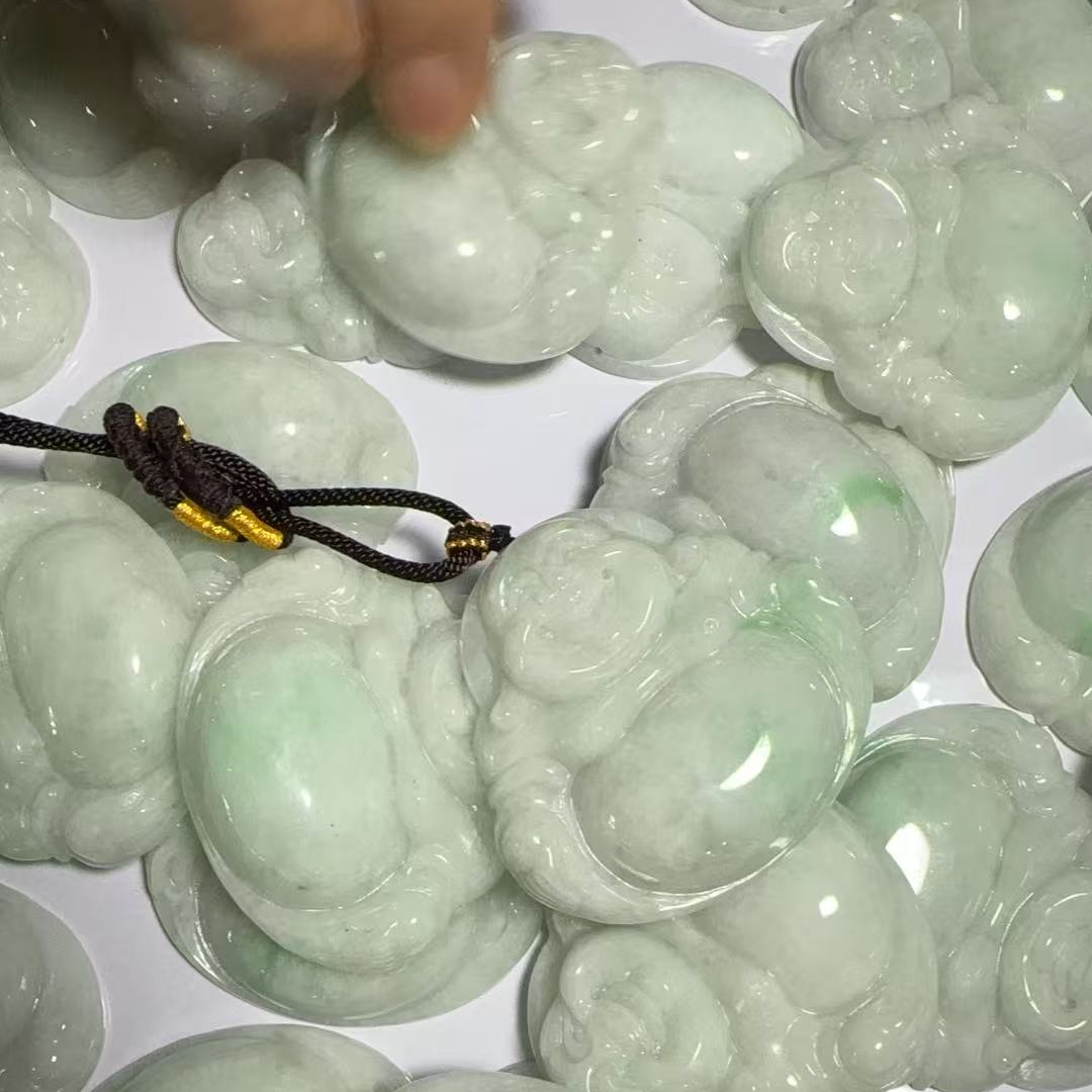 天然a货翡翠佛公吊坠-f042-多样性发一件