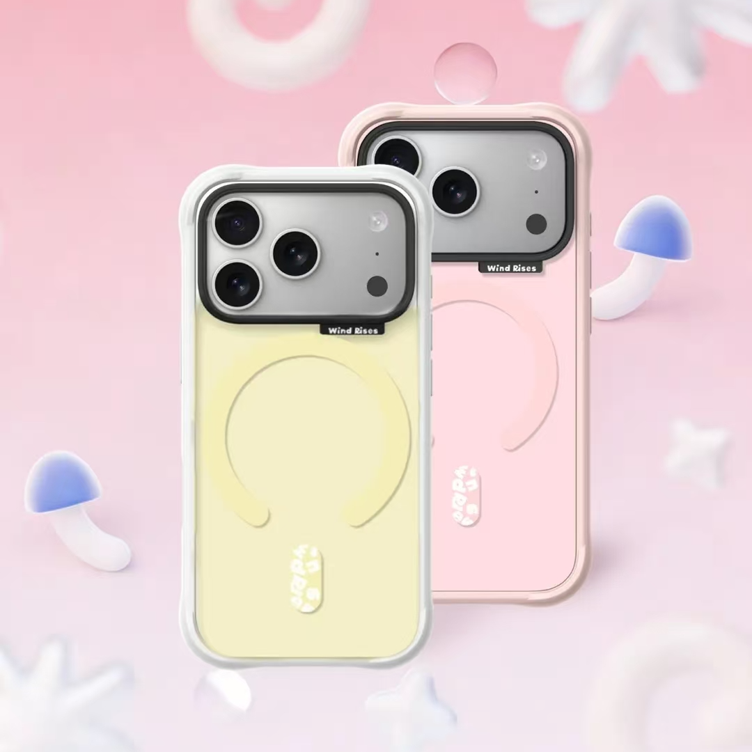 【Wind Rises快拆纯色背板】正版IP联名磁吸苹果17Promax1514防摔