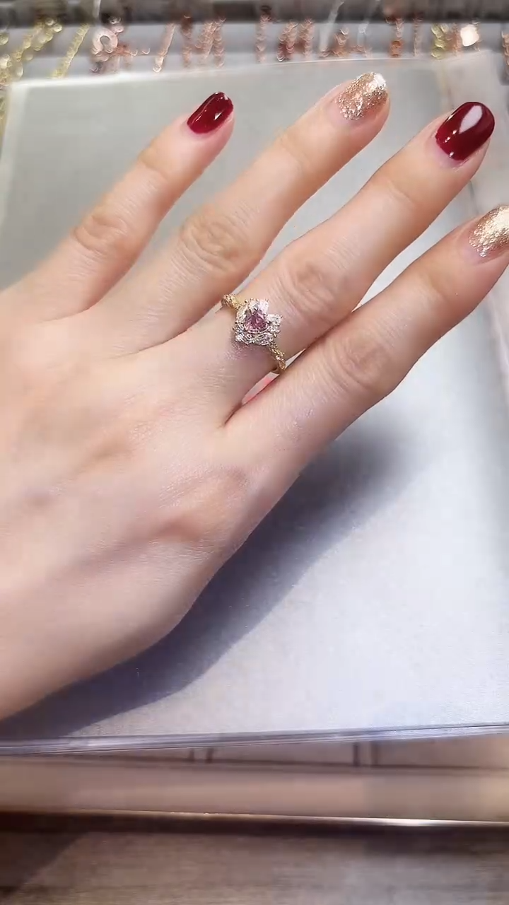 【闪购商品】碧玺戒指银S925镶嵌09天然宝石