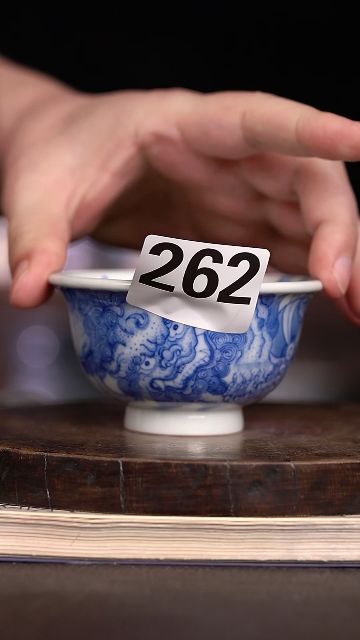 微瑕福利 现代瓷 大压手262大瑕开片柴窑