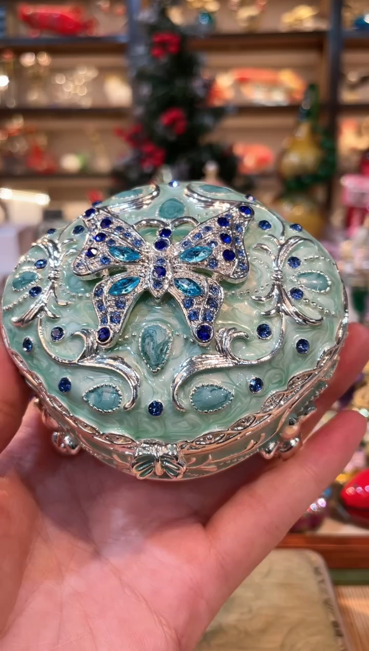 【闪购商品】 珐琅彩精致首饰盒