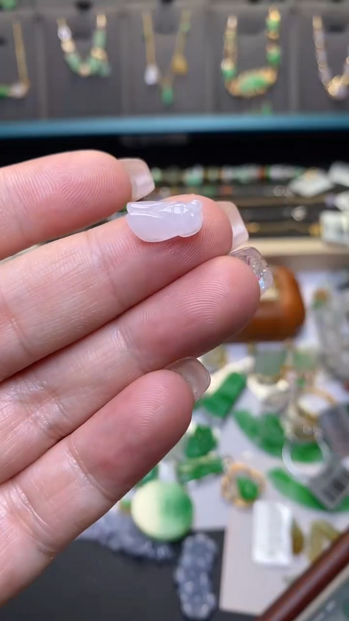 颈饰未镶嵌翡翠净货39258